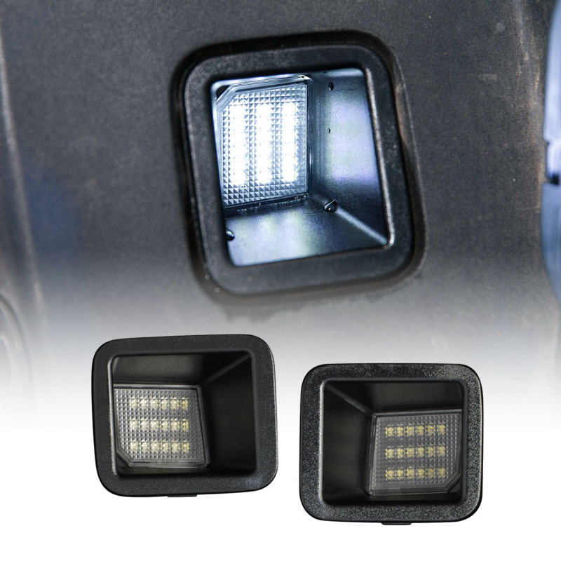 Ford F-250 License Plate Lights - FORM Lighting - Cool White - 2017